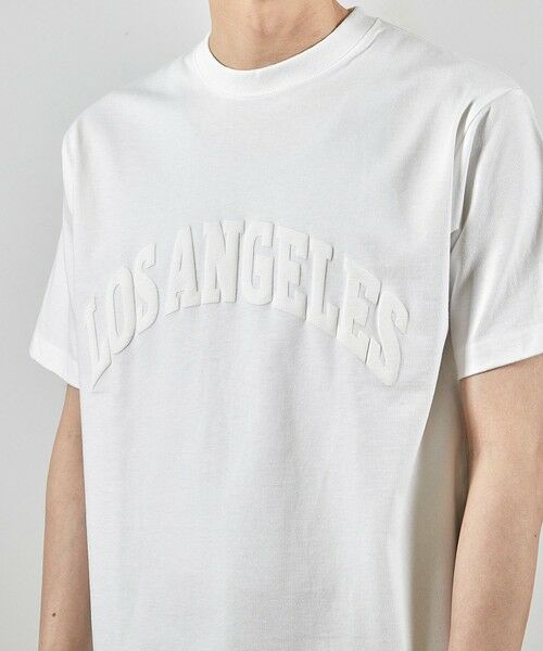 MEN'S BIGI / メンズビギ Tシャツ | LA発泡プリントロゴししゅうTシャツ | 詳細3