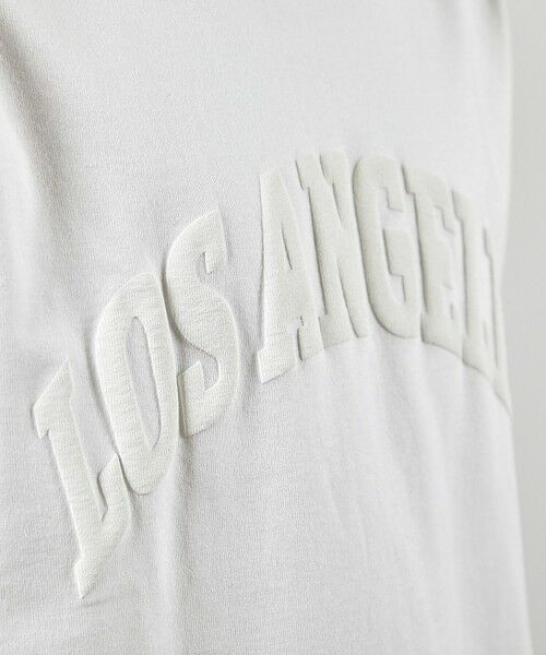 MEN'S BIGI / メンズビギ Tシャツ | LA発泡プリントロゴししゅうTシャツ | 詳細4