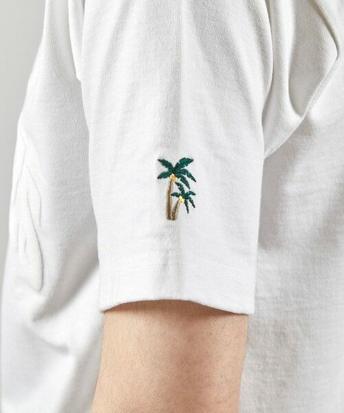 MEN'S BIGI / メンズビギ Tシャツ | LA発泡プリントロゴししゅうTシャツ | 詳細5