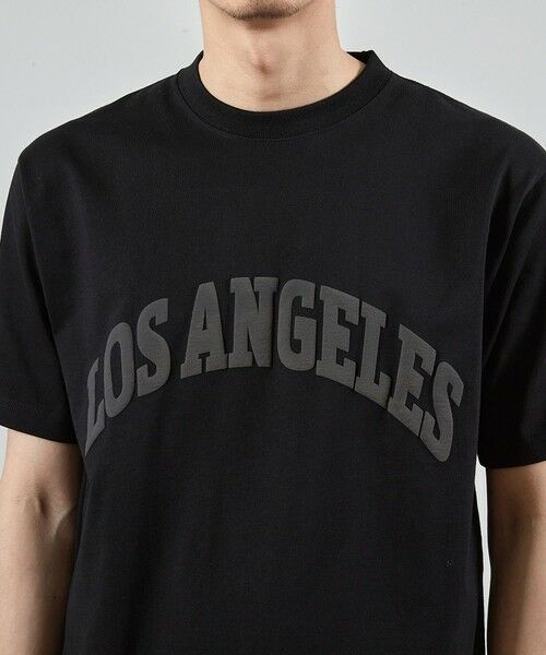 MEN'S BIGI / メンズビギ Tシャツ | LA発泡プリントロゴししゅうTシャツ | 詳細8