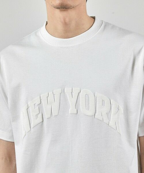 MEN'S BIGI / メンズビギ Tシャツ | NY発泡プリントロゴししゅうTシャツ | 詳細2