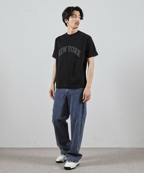 MEN'S BIGI / メンズビギ Tシャツ | NY発泡プリントロゴししゅうTシャツ | 詳細4