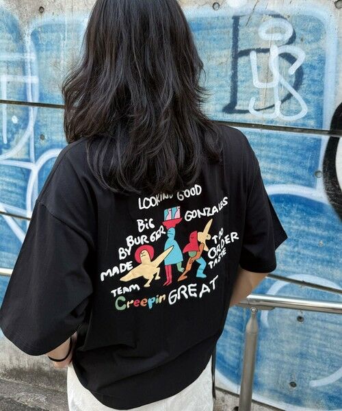 MEN'S BIGI / メンズビギ Tシャツ | 【MARK GONZALES/マークゴンザレス 別注】ロゴプリントオーバーサイズTシャツ | 詳細4