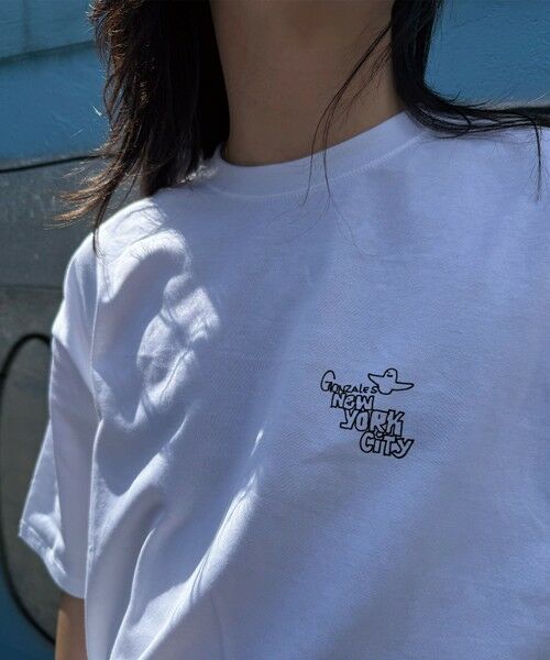 MEN'S BIGI / メンズビギ Tシャツ | 【MARK GONZALES/マークゴンザレス 別注】ロゴプリントオーバーサイズTシャツ | 詳細2