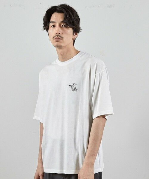 MEN'S BIGI / メンズビギ Tシャツ | 【MARK GONZALES/マークゴンザレス 別注】ロゴプリントオーバーサイズTシャツ | 詳細3