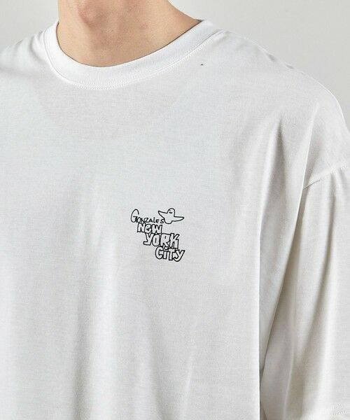 MEN'S BIGI / メンズビギ Tシャツ | 【MARK GONZALES/マークゴンザレス 別注】ロゴプリントオーバーサイズTシャツ | 詳細4