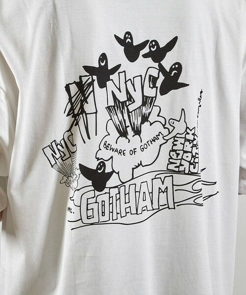 MEN'S BIGI / メンズビギ Tシャツ | 【MARK GONZALES/マークゴンザレス 別注】ロゴプリントオーバーサイズTシャツ | 詳細5