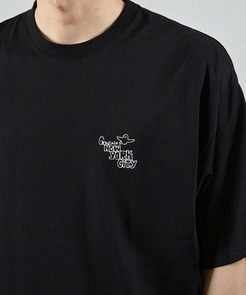 MEN'S BIGI / メンズビギ Tシャツ | 【MARK GONZALES/マークゴンザレス 別注】ロゴプリントオーバーサイズTシャツ | 詳細7