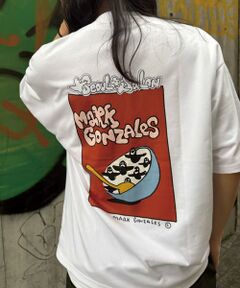 MEN'S BIGI / メンズビギ Tシャツ | 【MARK GONZALES/マークゴンザレス 別注】ロゴプリントオーバーサイズTシャツ