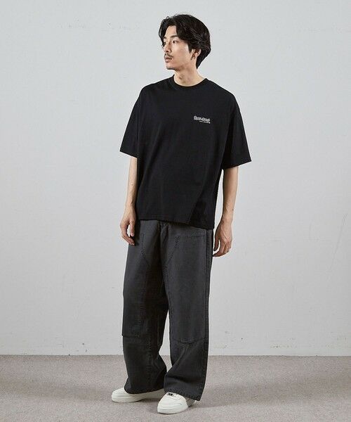 MEN'S BIGI / メンズビギ Tシャツ | 【MARK GONZALES/マークゴンザレス 別注】ロゴプリントオーバーサイズTシャツ | 詳細14