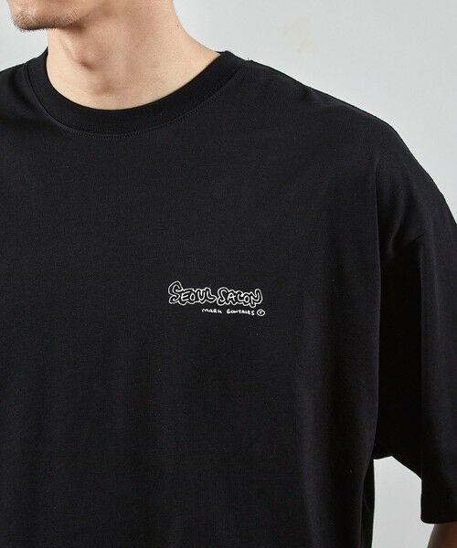 MEN'S BIGI / メンズビギ Tシャツ | 【MARK GONZALES/マークゴンザレス 別注】ロゴプリントオーバーサイズTシャツ | 詳細15