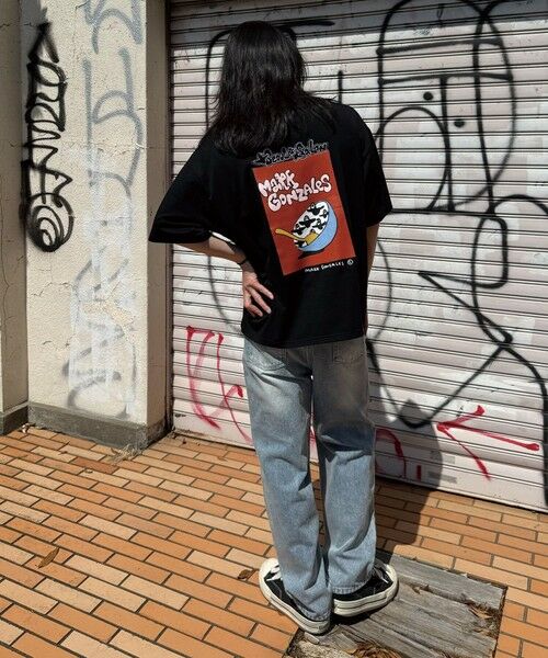 MEN'S BIGI / メンズビギ Tシャツ | 【MARK GONZALES/マークゴンザレス 別注】ロゴプリントオーバーサイズTシャツ | 詳細10