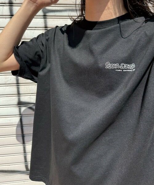 MEN'S BIGI / メンズビギ Tシャツ | 【MARK GONZALES/マークゴンザレス 別注】ロゴプリントオーバーサイズTシャツ | 詳細11