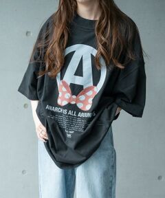 MEN'S BIGI / メンズビギ Tシャツ | 【CHAOTIC】別注アナーキーポルカドットプリントオーバーサイズTシャツ