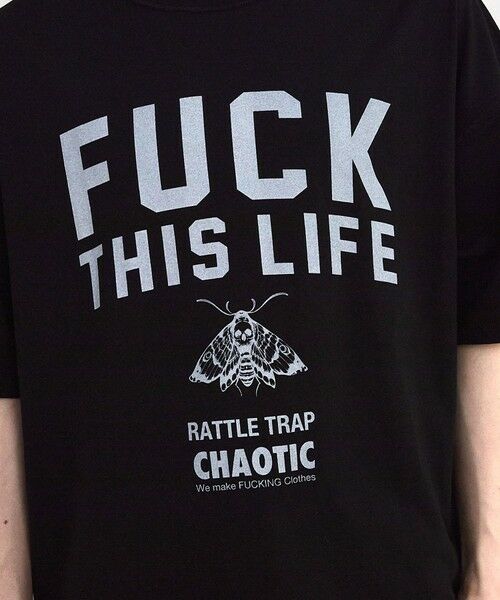 MEN'S BIGI / メンズビギ Tシャツ | 【CHAOTIC】別注FUCK THIS LIFEプリントオーバーサイズTシャツ | 詳細8