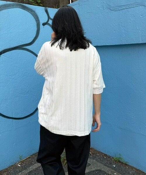 MEN'S BIGI / メンズビギ ポロシャツ | ストライプシアーポロシャツ | 詳細5