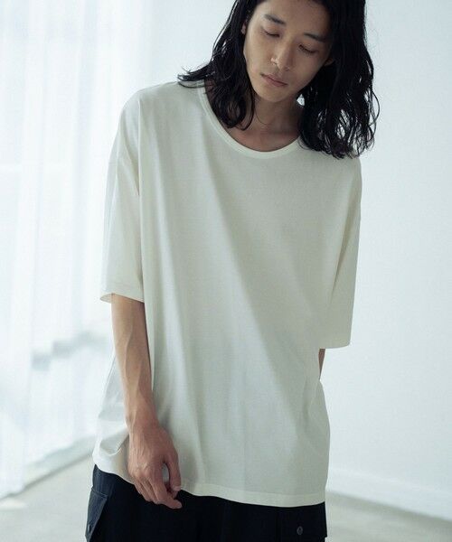 MEN'S BIGI / メンズビギ Tシャツ | COOLMAX OVER SIZE TEE/吸汗速乾クールマックスオーバーサイズTシャツ | 詳細6