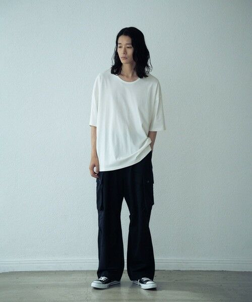 MEN'S BIGI / メンズビギ Tシャツ | COOLMAX OVER SIZE TEE/吸汗速乾クールマックスオーバーサイズTシャツ | 詳細2