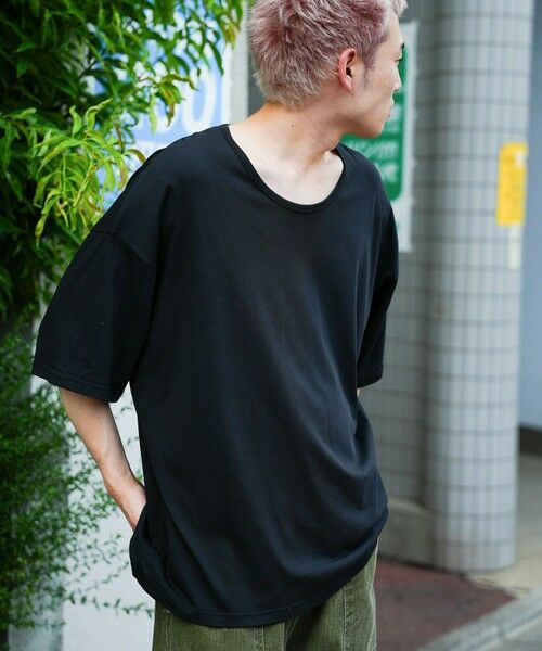 MEN'S BIGI / メンズビギ Tシャツ | COOLMAX OVER SIZE TEE/吸汗速乾クールマックスオーバーサイズTシャツ | 詳細7