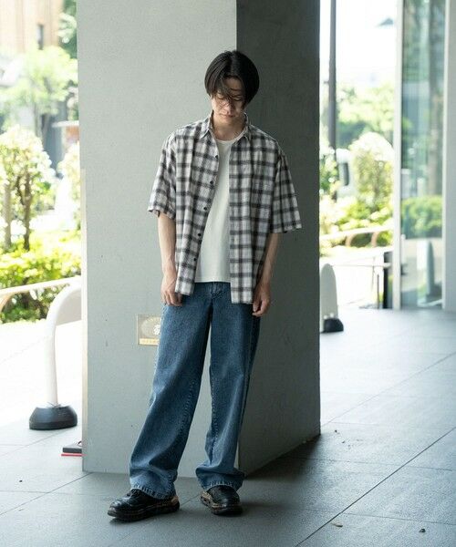 MEN'S BIGI / メンズビギ Tシャツ | 【WEB限定/クールマックス】COOLMAX COTTON BASIC CROPPED TEE | 詳細5