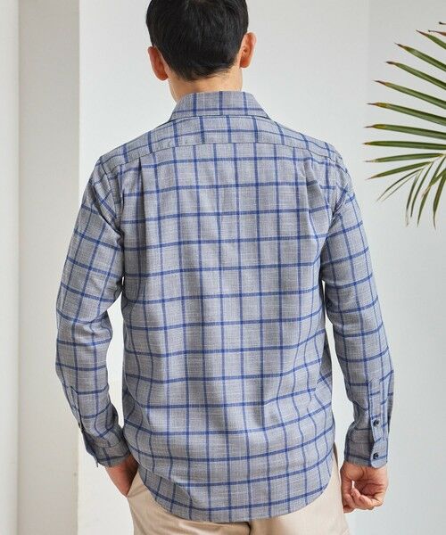 MEN'S BIGI / メンズビギ シャツ・ブラウス | T/Rチェックカッタウェイカラーシャツ | 詳細2