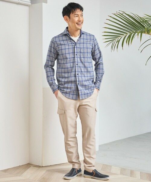 MEN'S BIGI / メンズビギ シャツ・ブラウス | T/Rチェックカッタウェイカラーシャツ | 詳細3