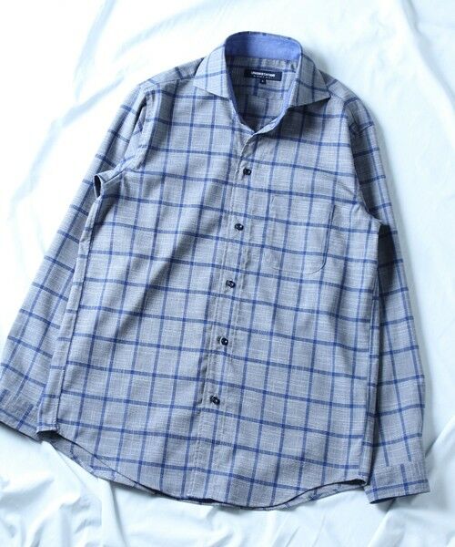 MEN'S BIGI / メンズビギ シャツ・ブラウス | T/Rチェックカッタウェイカラーシャツ | 詳細4