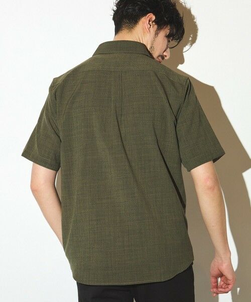 MEN'S BIGI / メンズビギ シャツ・ブラウス | ポリエステルカチオン半袖ワイドカラーシャツ | 詳細11