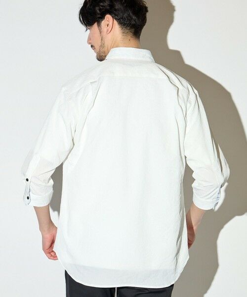 MEN'S BIGI / メンズビギ シャツ・ブラウス | 楊柳ワッシャー七分袖ワイドカラーシャツ | 詳細2