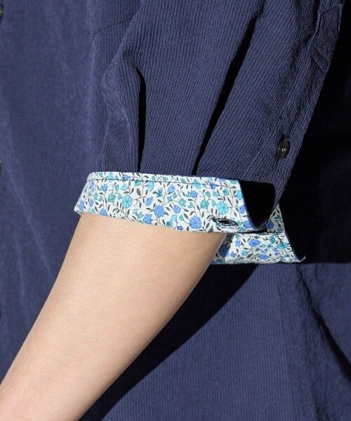 MEN'S BIGI / メンズビギ シャツ・ブラウス | 楊柳ワッシャー七分袖ワイドカラーシャツ | 詳細13