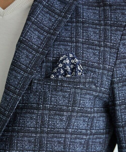 MEN'S BIGI / メンズビギ テーラードジャケット | ポリエステルサッカーチェック柄テーラードジャケット | 詳細5