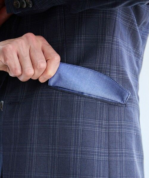 MEN'S BIGI / メンズビギ テーラードジャケット | T/Rウインドウペンチェックテーラードジャケット | 詳細21