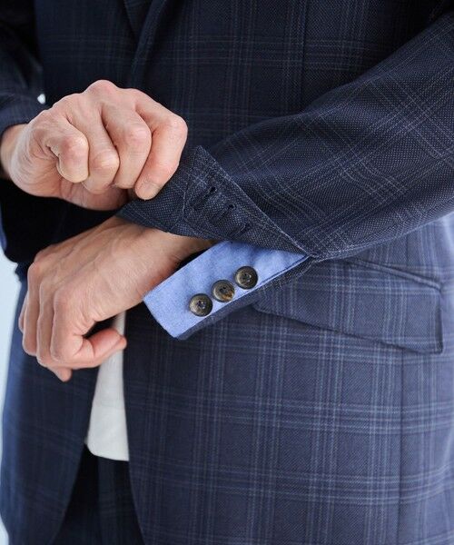 MEN'S BIGI / メンズビギ テーラードジャケット | T/Rウインドウペンチェックテーラードジャケット | 詳細22