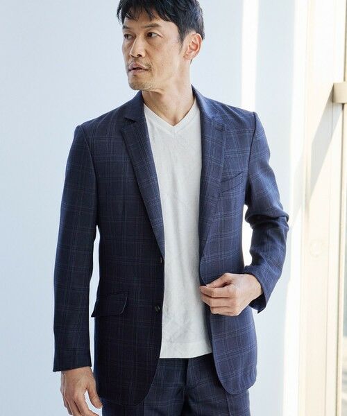 MEN'S BIGI / メンズビギ テーラードジャケット | T/Rウインドウペンチェックテーラードジャケット | 詳細27
