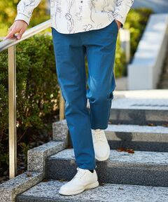 MEN'S BIGI / メンズビギ チノ・ワークパンツ | 360度ストレッチテーパードスリムパンツ/カラーパンツ
