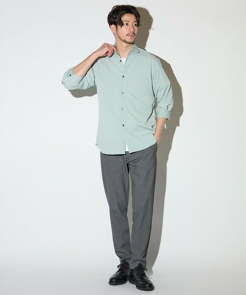 MEN'S BIGI / メンズビギ チノ・ワークパンツ | 360度ストレッチテーパードスリムパンツ/カラーパンツ | 詳細2