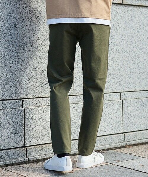 MEN'S BIGI / メンズビギ チノ・ワークパンツ | 360度ストレッチテーパードスリムパンツ/カラーパンツ | 詳細16