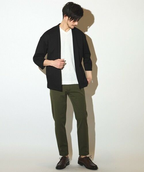 MEN'S BIGI / メンズビギ チノ・ワークパンツ | 360度ストレッチテーパードスリムパンツ/カラーパンツ | 詳細14