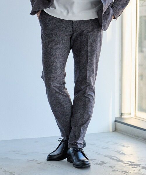 MEN'S BIGI / メンズビギ スラックス・ドレスパンツ | 【Begin5月号掲載】メッシュメランジプリントスラックス/マシンウォッシャブル | 詳細4