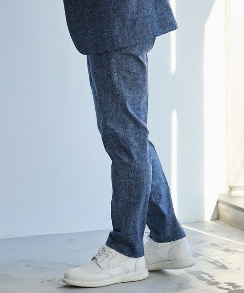 MEN'S BIGI / メンズビギ スラックス・ドレスパンツ | 【Begin5月号掲載】メッシュメランジプリントスラックス/マシンウォッシャブル | 詳細1