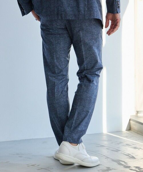 MEN'S BIGI / メンズビギ スラックス・ドレスパンツ | 【Begin5月号掲載】メッシュメランジプリントスラックス/マシンウォッシャブル | 詳細7