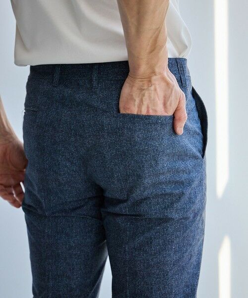 MEN'S BIGI / メンズビギ スラックス・ドレスパンツ | 【Begin5月号掲載】メッシュメランジプリントスラックス/マシンウォッシャブル | 詳細11