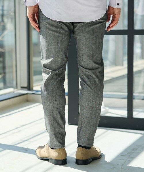 MEN'S BIGI / メンズビギ スラックス・ドレスパンツ | ハイパーストレッチヘリンボンスラックス | 詳細8