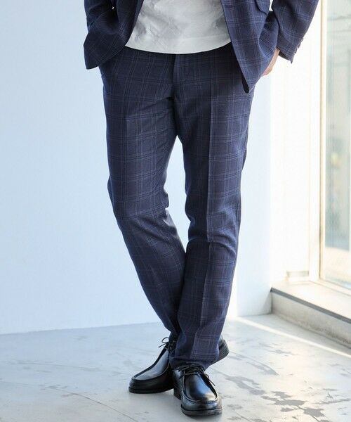 MEN'S BIGI / メンズビギ スラックス・ドレスパンツ | T/Rウインドウペンチェックセンタープレススラックス | 詳細2