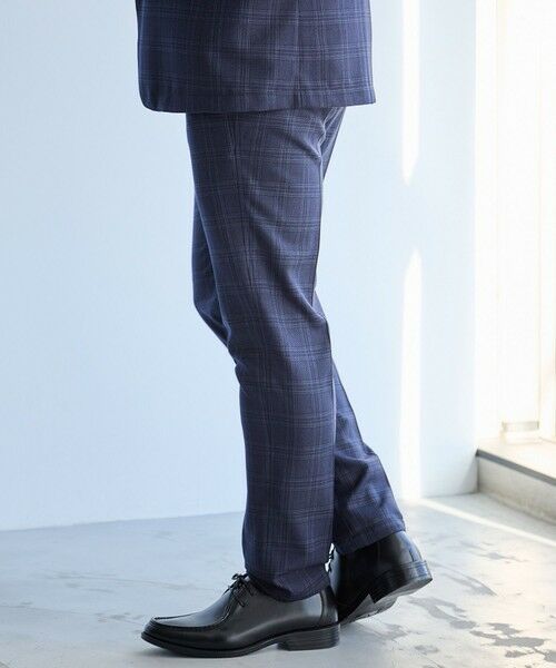 MEN'S BIGI / メンズビギ スラックス・ドレスパンツ | T/Rウインドウペンチェックセンタープレススラックス | 詳細3
