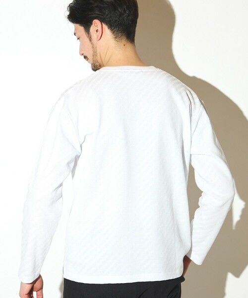 MEN'S BIGI / メンズビギ Tシャツ | リンクスジャガードVネックロンT | 詳細2