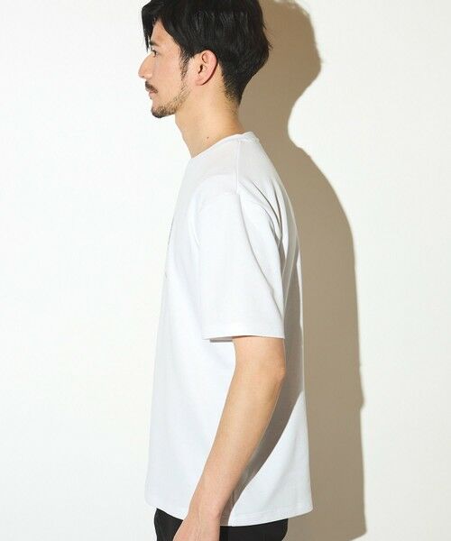 MEN'S BIGI / メンズビギ Tシャツ | リサイクルポリエステル刺繍プリントTシャツ | 詳細1