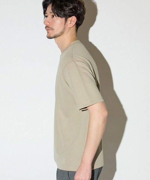 MEN'S BIGI / メンズビギ Tシャツ | リサイクルポリエステル刺繍プリントTシャツ | 詳細5