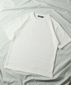 MEN'S BIGI / メンズビギ Tシャツ | リンクスジャガードボーダークルーネックT