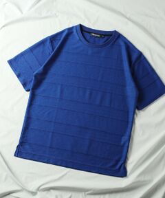 MEN'S BIGI / メンズビギ Tシャツ | リンクスジャガードボーダークルーネックT